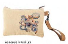 Wristlet Octopus Canvas 5x8" 901255 