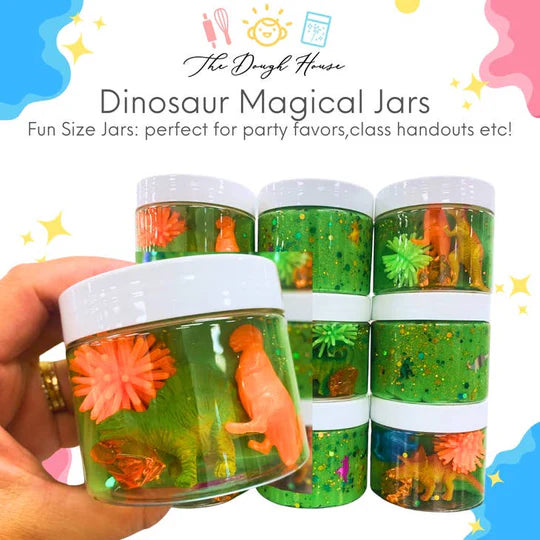 Toy Dinosaur Sensory Dough Magical 5oz Jar 65347 