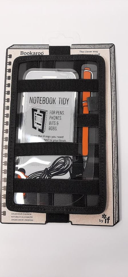 Note Book Tidy- for Pens - Phones - Black-40906 