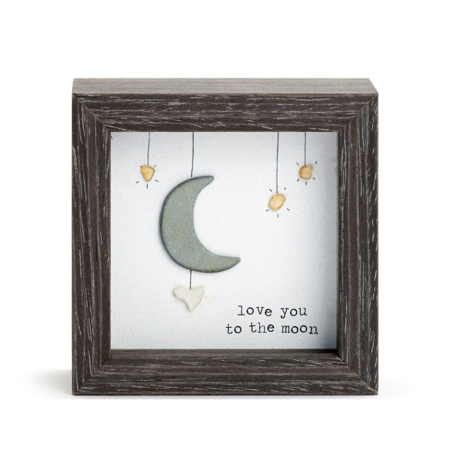 Shadow Box Love You To The Moon 4x2" 70147 