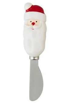 Ceramic Spreader Christmas&nbsp; Santa 6" 46300246s