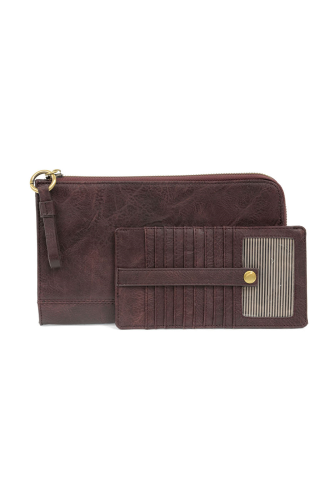 Wristlet &amp; Wallet Aubergine&nbsp; &nbsp;Karina Convertible&nbsp; L8082-18