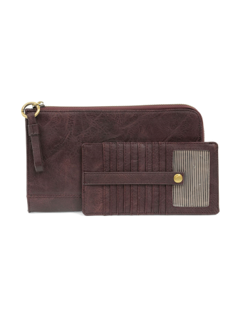 Wristlet &amp; Wallet Aubergine&nbsp; &nbsp;Karina Convertible&nbsp; L8082-18