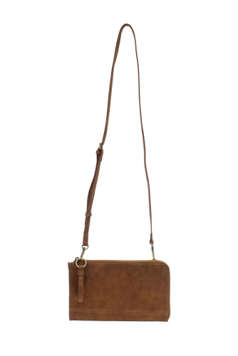 Wristlet/Wallet Faux Suede Walnut Karina Convertible  Women's L8244-62
