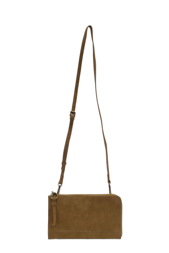  Wristlet/Wallet Faux Suede Wheat Karina Convertible  Women's L8244-14