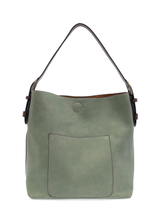 Classic Hobo Bag With Insert&nbsp; Sage&nbsp; L8008-147