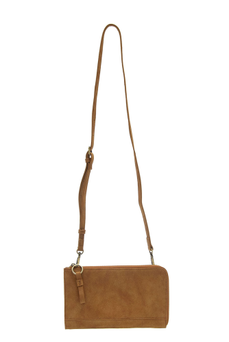 Wristlet/Wallet Faux Suede Toffee Karina Convertible  Women's L8244-02