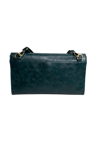 Clutch/Crossbody Caterina Handle Dark Teal   Women's L8305-67