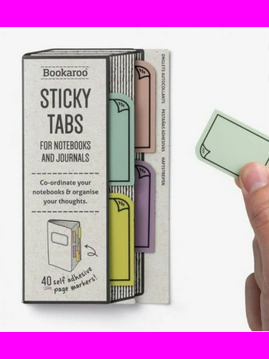 Sticky Tabs Pastels 40pk  Bookaroo 53505 