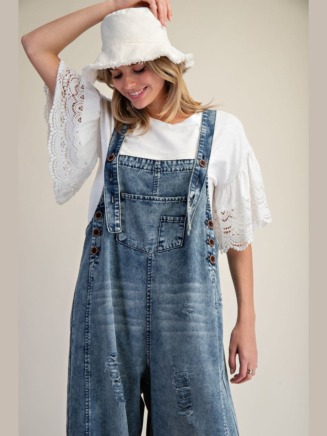 Overall &nbsp;Vintage Denim Blue Women's&nbsp; EB40341VD