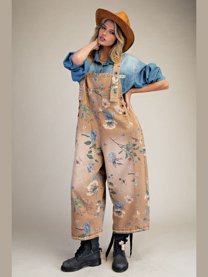 Overall MochanVintage Flower Print Women's&nbsp; EB40341F