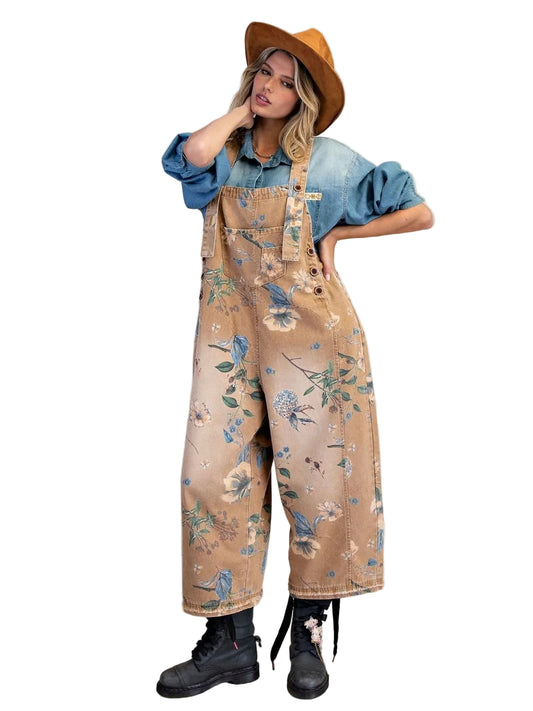 Overall MochanVintage Flower Print Women's&nbsp; EB40341F