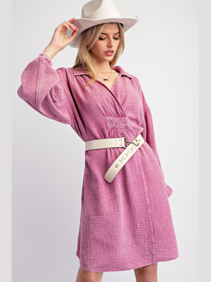 Dress Orchid Oversized Shirt Dress Women's&nbsp; ED24946