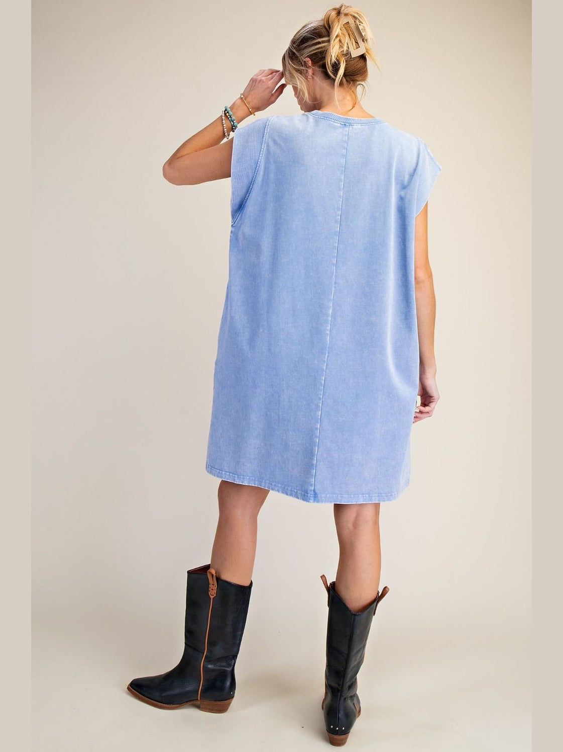 &nbsp; Easel-Dress Pullover&nbsp; Peri Blue Sleeveless 2 Pocket&nbsp; &nbsp;Women's&nbsp; ED28767