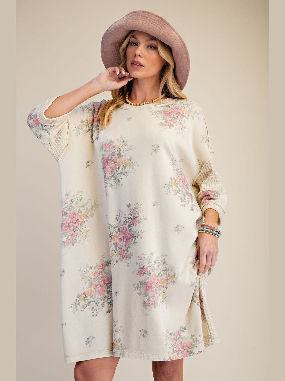 Dress Pullover Mint&nbsp; 3/4 Sleeve 2 Pocket&nbsp; &nbsp;Women's&nbsp; ED71902