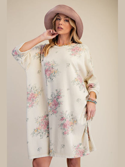 Dress Pullover Mint&nbsp; 3/4 Sleeve 2 Pocket&nbsp; &nbsp;Women's&nbsp; ED71902