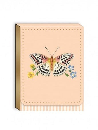 3 x 4 Note Pad&nbsp; Ephemeral Garden Leopard Butterfly&nbsp; 54563