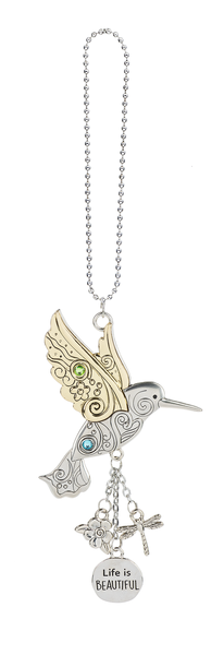 Car Charm Hummingbird Er67552 