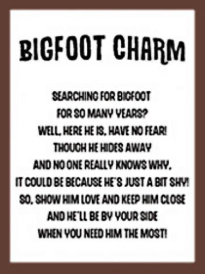 Charm Big Foot Don't Stop Believing Er75719