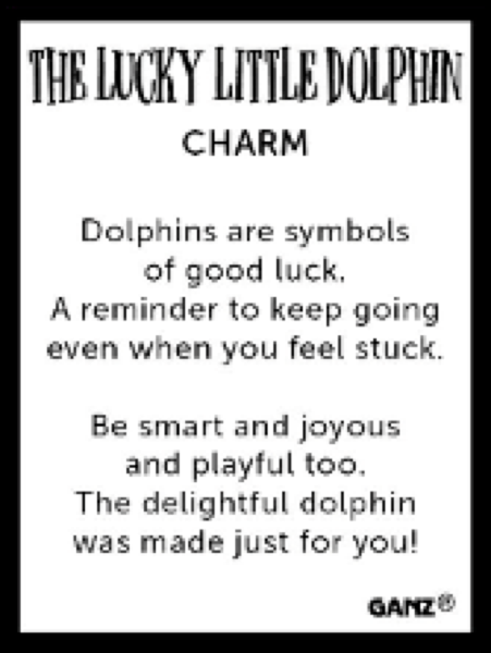 Charm The lucky Dolphin Er75795 