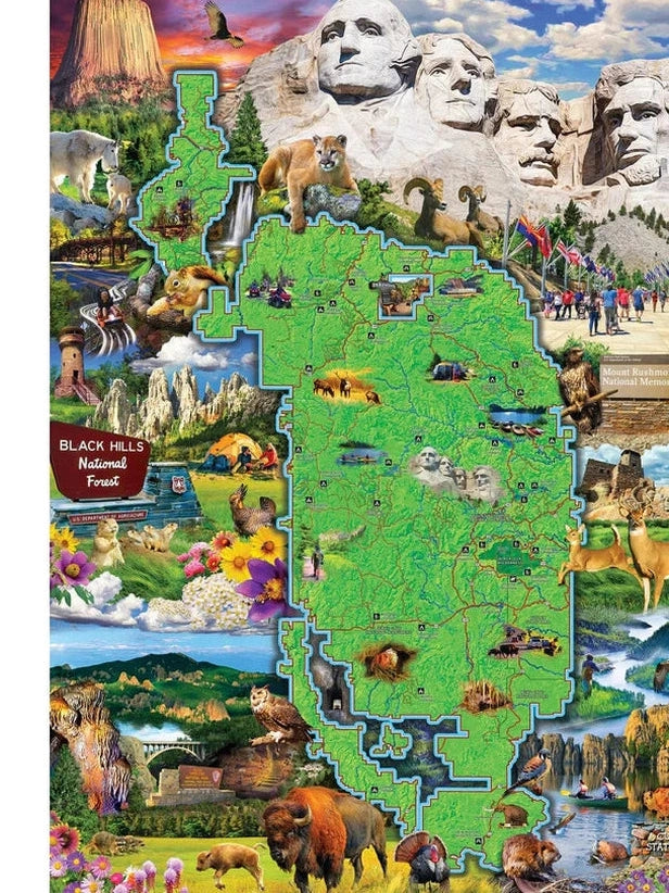 Puzzle 1000 Pc National Forest The Black Hills 72283.01 