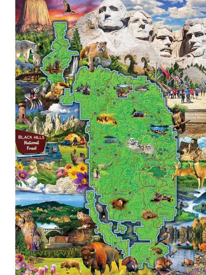 Puzzle 1000 Pc National Forest The Black Hills 72283.01 