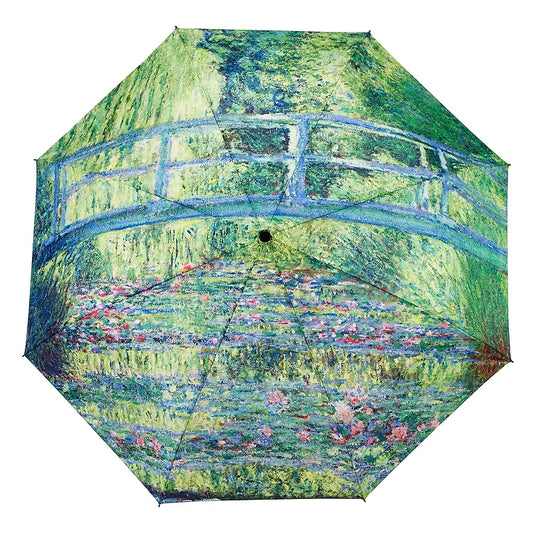 Umbrella-Folding Umbrella-Monet's Japanese Bridge-30215sc 