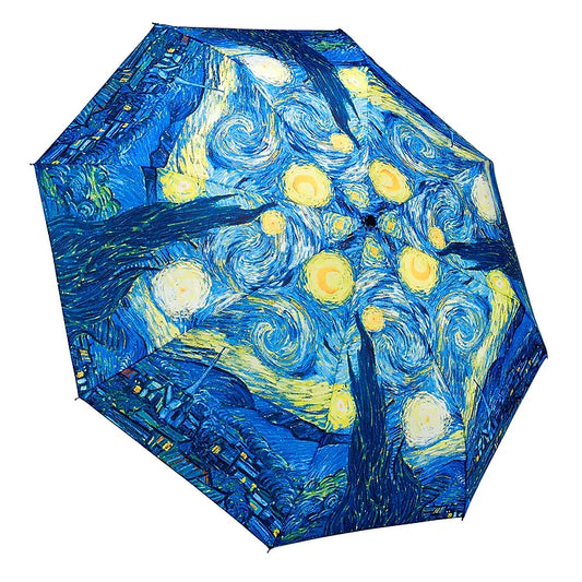 Umbrella-Van Gogh Starry Night-Folding -30209sc 