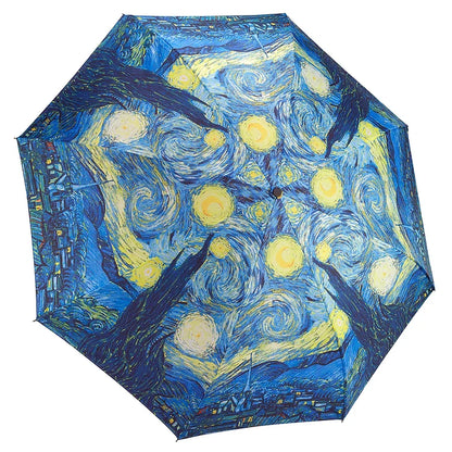 Umbrella-Reverse Close Stick-Starry Night -20209rc 