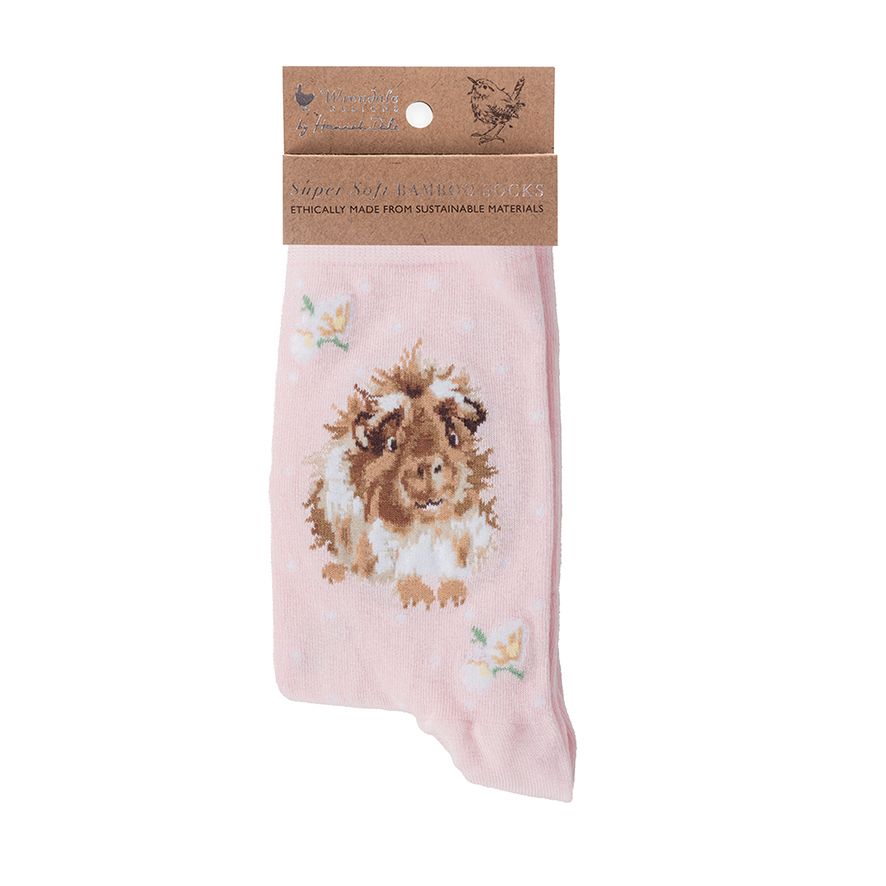 Women's Bamboo Socks - SOCK013 - Ginny Pig 