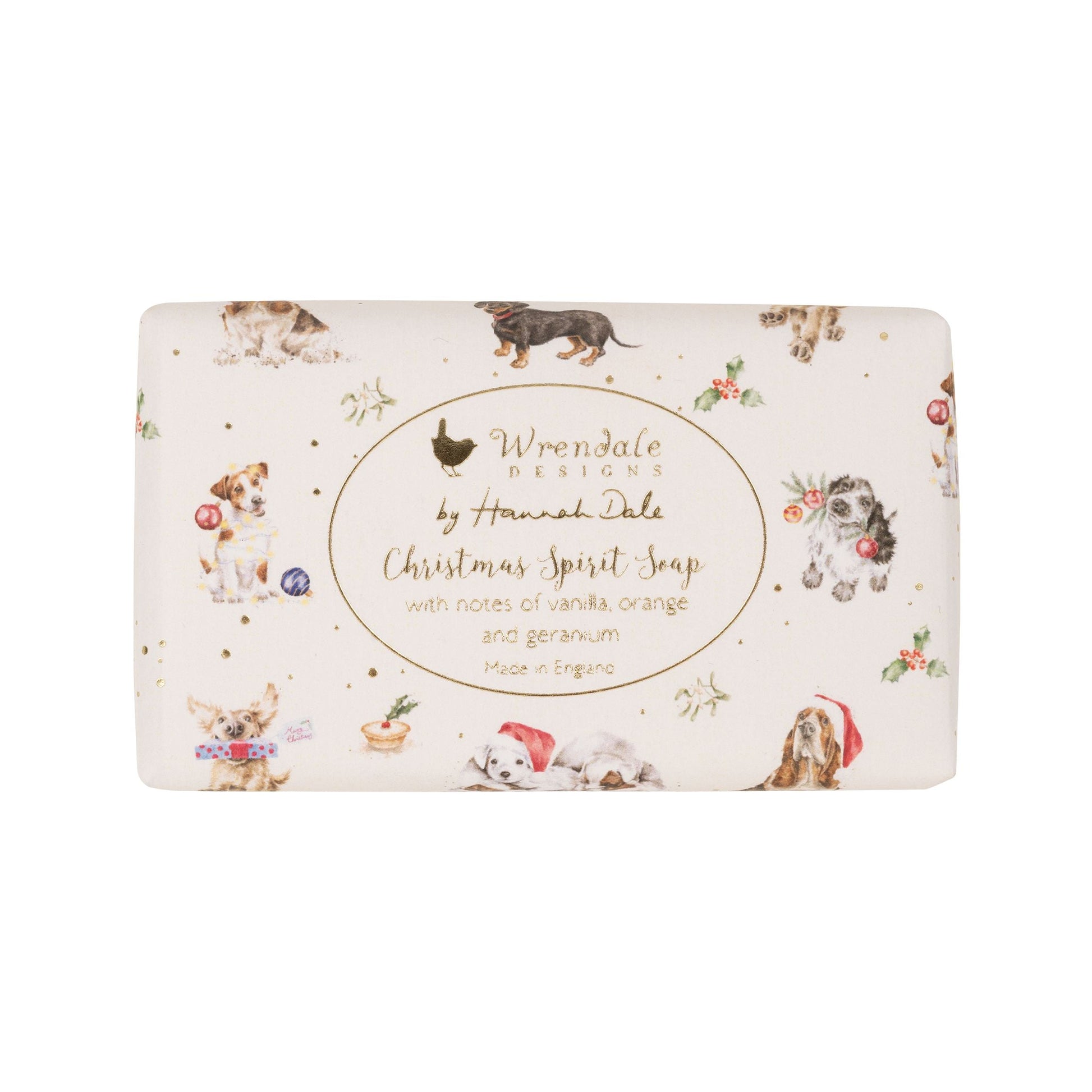 Christmas Bar Soap - XSOAP003 - Christmas Spirit - Dogs 