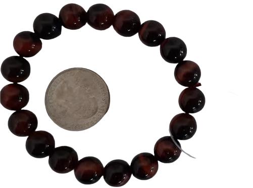 Bracelet   Gemstone Tiger's Eye Red - 5198873 