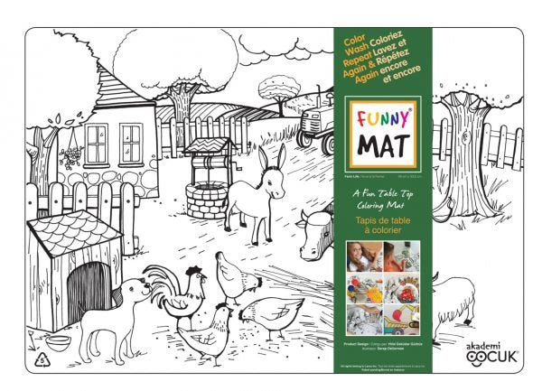 Coloring Mat Farm Life Children M0403 