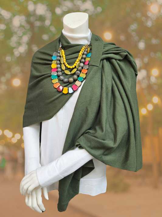 Wrap Classic 4 Season Loop Olive Sa-4213