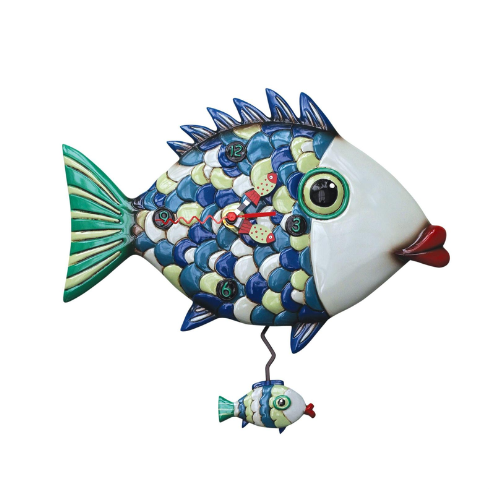 Wall Clock - Fishy Lips - P1766 