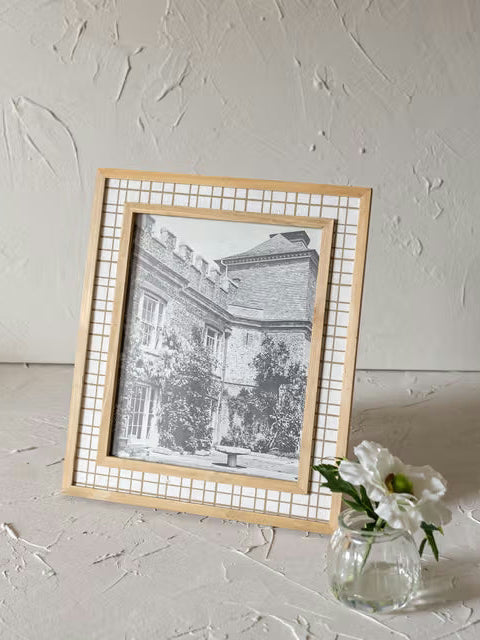 Picture Frame&nbsp; Dover Wooden Beige Floral&nbsp; 4x6"&nbsp; Ffrd11037