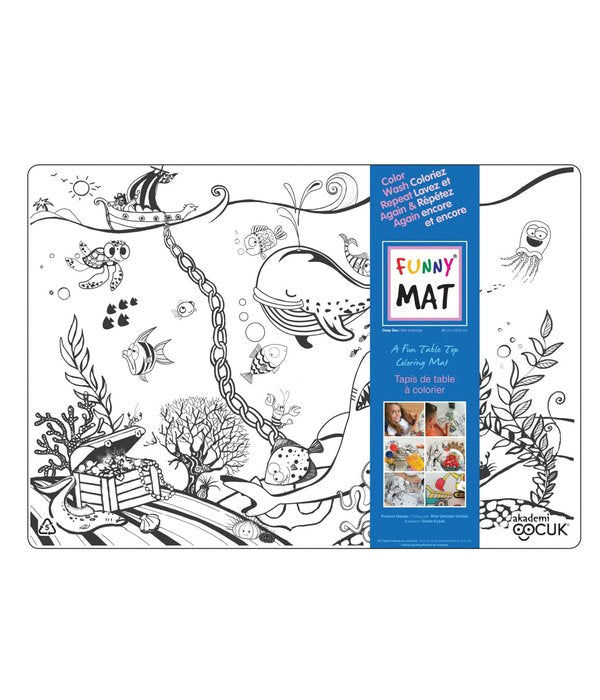 Coloring Mat Deep Sea Children M0304 