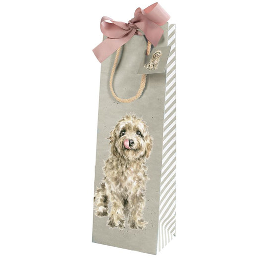 Gift Bag Bottle Labradoodle Dog Gb038 