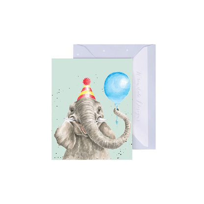 Gift Enclosure Card GE117 Lets Get This Party Started Elephant 