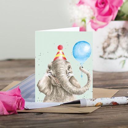 Gift Enclosure Card GE117 Lets Get This Party Started Elephant 