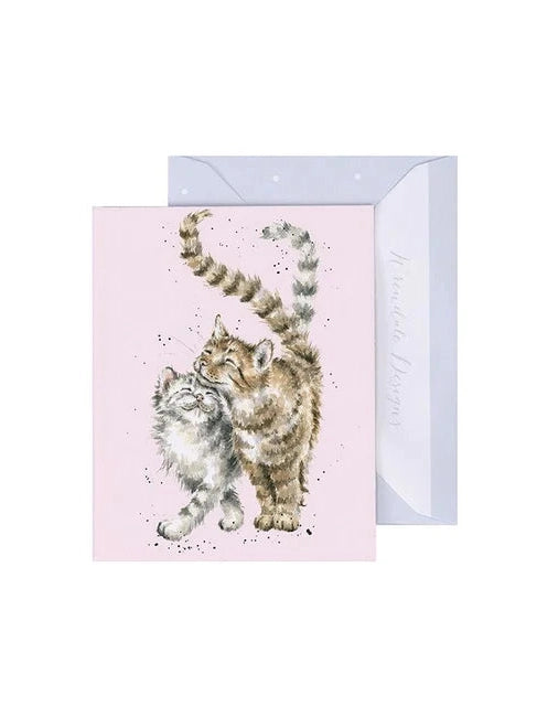 Gift Enclosure Card Feline Good Pink Cat Ge122