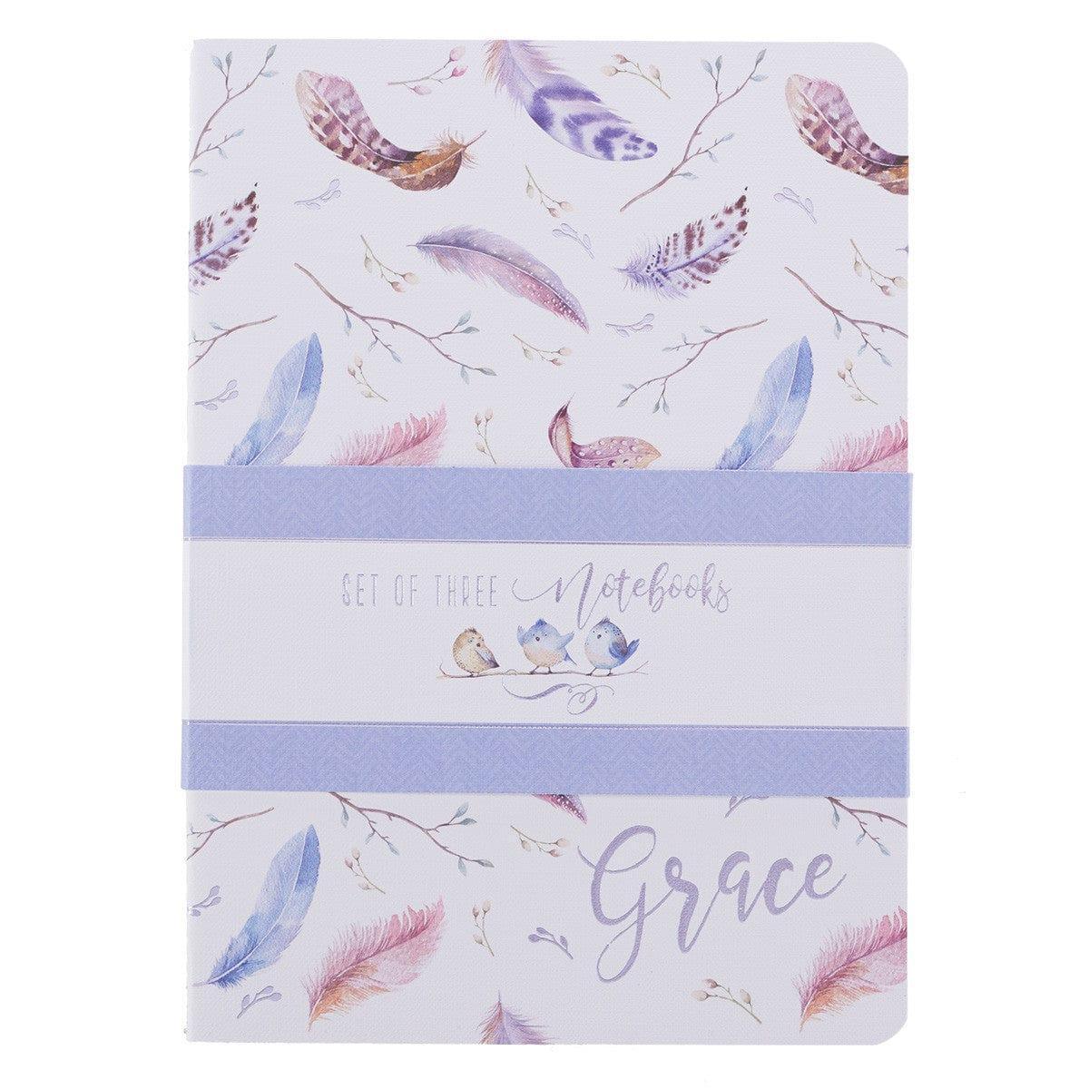 Notebook 3Pk Grace Blue Birds Nbs020 