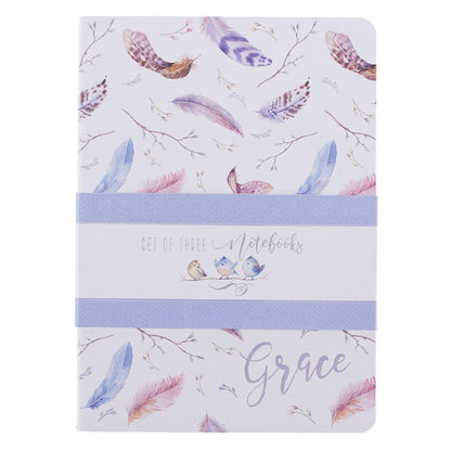 Notebook 3Pk Grace Blue Birds Nbs020 