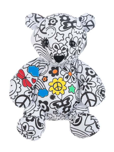 Coloring Kit Teddy Bear 7Pc Set Children H15136