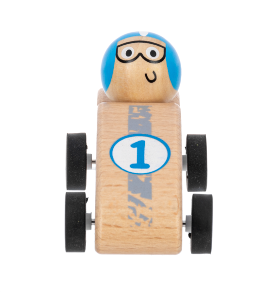 Race Car Pullback Toy Wooden Children's H15294 