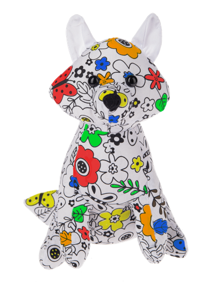 Coloring Kit Fox 7Pc Set Children H15349