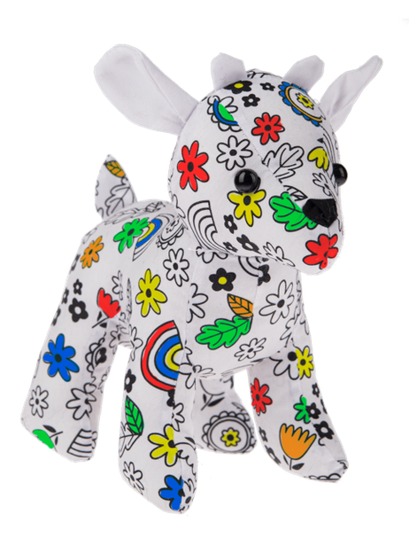 Coloring Kit Deer 7Pc Set Children H15350