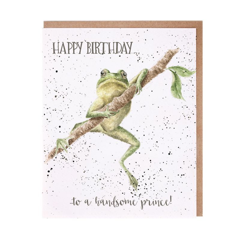 Card - AOC006 - Handsome Prince Frog Birthday 