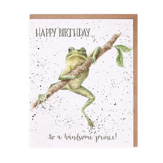 Card - AOC006 - Handsome Prince Frog Birthday 