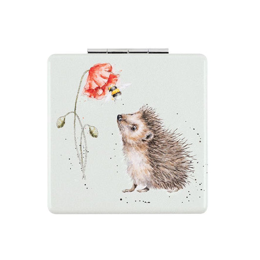Compact Mirror - MR014 - Busy as a Bee Hedgehog 
